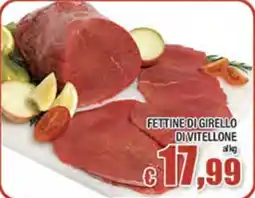 Top Supermercati Fettine di girello di vitellone offerta
