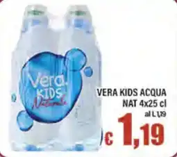 Top Supermercati Vera Kids Acqua Naturale offerta