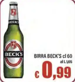 Top Supermercati Birra Beck's offerta