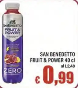 Top Supermercati San Benedetto Fruit & Power offerta