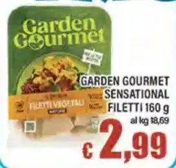 Top Supermercati Garden Gourmet filetti vegetali offerta