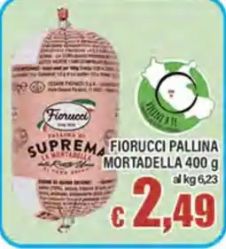 Top Supermercati Fiorucci pallina mortadella offerta