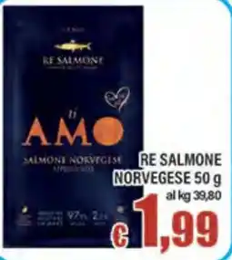 Top Supermercati Re Salmone ti AMO Salmone Norvegese offerta