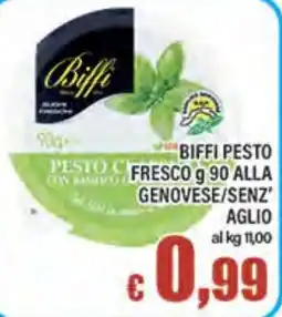 Top Supermercati Biffi pesto fresco alla genovese/senz'aglio offerta