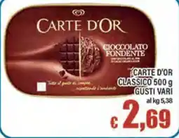 Top Supermercati Carte d'Or cioccolato fondente classico offerta