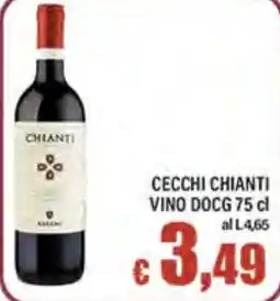 Top Supermercati Cecchi Chianti offerta