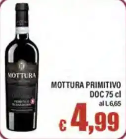 Top Supermercati Mottura Primitivo offerta