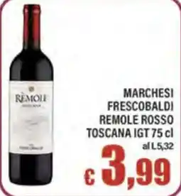 Top Supermercati Marchesi Frescobaldi Remole Rosso offerta