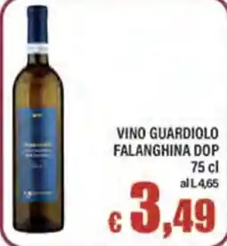 Top Supermercati Vino Guardiolo Falanghina DOP offerta