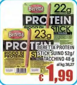 Top Supermercati Beretta Protein Stick Suino offerta