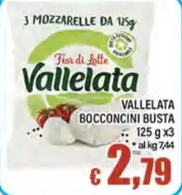 Top Supermercati Mozzarelle Fior di Latte Vallelata offerta