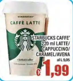 Top Supermercati Starbucks Caffè offerta