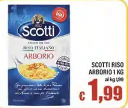 Top Supermercati Scotti Riso Arborio offerta