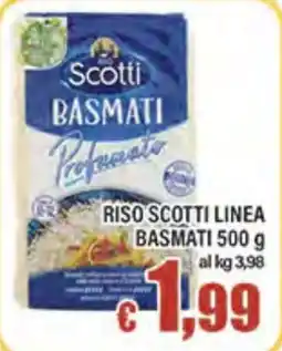 Top Supermercati Riso Scotti Linea Basmati offerta