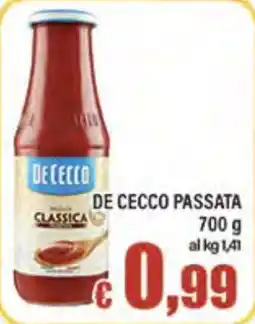 Top Supermercati De Cecco passata classica offerta