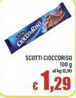 Top Supermercati Scotti Cioccoriso offerta