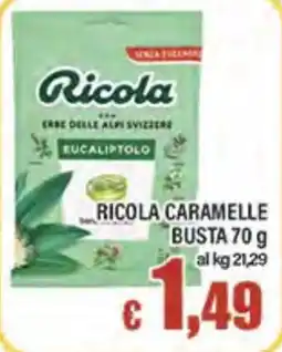 Top Supermercati Ricola caramelle eucaliptolo offerta