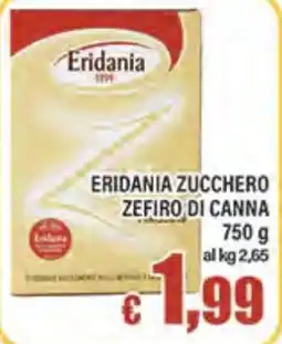 Top Supermercati Eridania zucchero zefiro di canna offerta