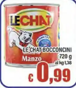 Top Supermercati Le Chat bocconcini manzo offerta