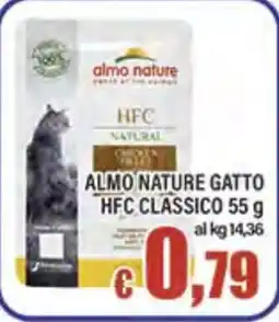 Top Supermercati Almo Nature Gatto HFC Classico offerta