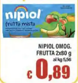 Top Supermercati Nipiol frutta mista offerta
