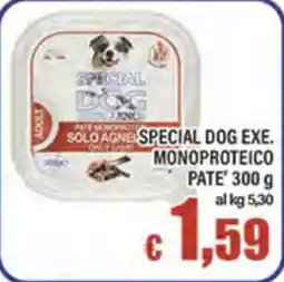 Top Supermercati Special Dog Exe. Monoproteico Pate' Solo Agnello offerta
