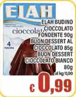 Top Supermercati Elah budino cioccolato offerta