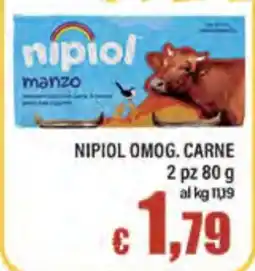 Top Supermercati Nipiol manzo offerta