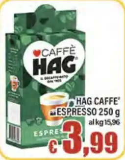 Top Supermercati Hag Caffè Espresso offerta