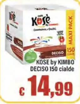 Top Supermercati Kose by Kimbo Deciso cialde offerta