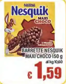 Top Supermercati Barrette Nesquik Maxi Choco offerta