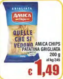 Top Supermercati Amica chips patatina grigliata offerta