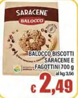Top Supermercati Balocco biscotti Saracene e fagottini offerta