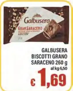 Top Supermercati Galbusera biscotti grano saraceno offerta