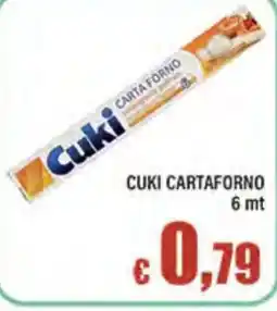 Top Supermercati Cuki carta forno offerta