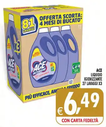 Ace detergente igienizzante