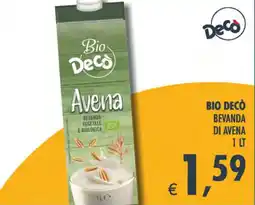 Decò Local Bio Decò bevanda di avena offerta