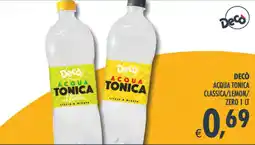 Decò Local Decò Acqua Tonica offerta