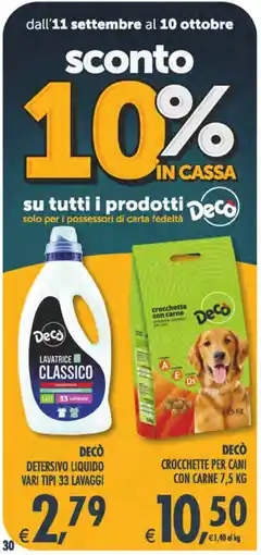 Decò Local Decò Detersivo liquido offerta