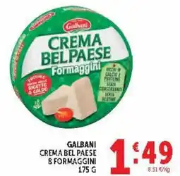 Deco Market Galbani Crema Bel Paese Formaggini offerta