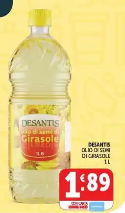 Deco Market Desantis olio di semi di girasole offerta