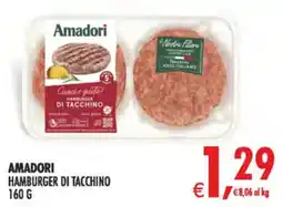Decò Local Amadori hamburger di tacchino offerta