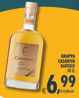 Decò Local Grappa Casariva Barrique offerta