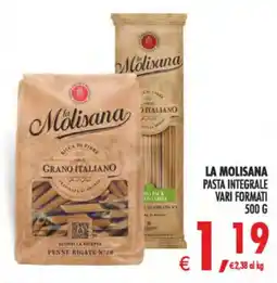Decò Local La Molisana pasta integrale offerta