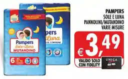 Decò Local Pampers Sole e Luna mutandino offerta