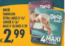 Decò Local Decò pannolini offerta