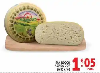 Deco Market San Rocco Asiago DOP offerta