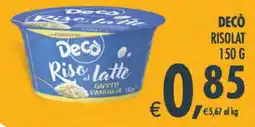 Decò Local Decò Riso al latte offerta