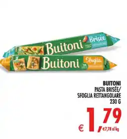 Decò Local Buitoni pasta brisée/sfoglia rettangolare offerta