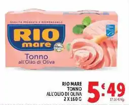 Deco Market Rio mare Tonno all’Olio di Oliva offerta